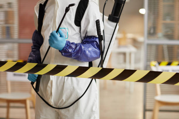 Professional Biohazard Cleanup technician working in Albany, KY